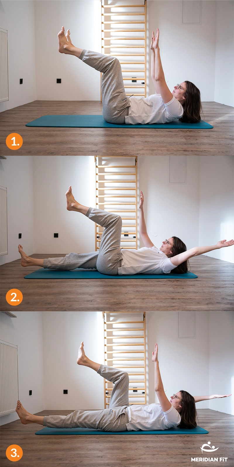 Korakanje-leže-dead-bug